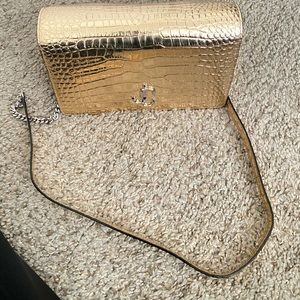Jimmy Choo Crossbody gold purse